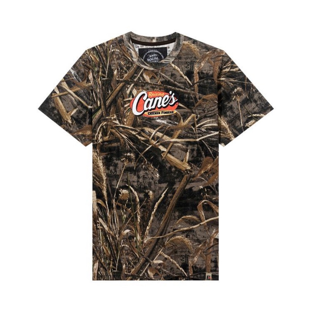 NWT Anti Social Social Club x Raising Canes x Realtree Camo Tee